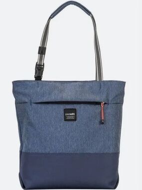 PacSafe Slingsafe Lx200 Anti-theft Compact Tote Denim Blue